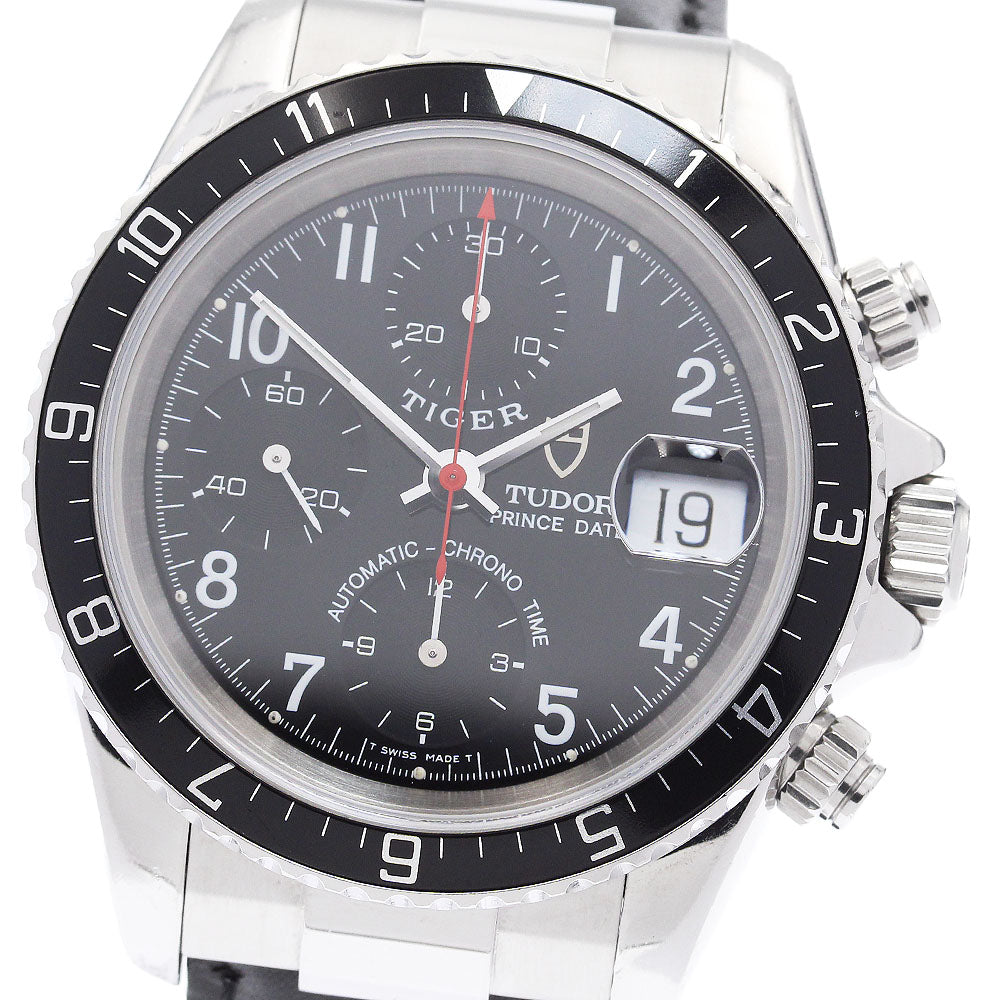 TUDOR Prince Date Chrono Time Tiger 79270P black Dial Automatic Men's_778607