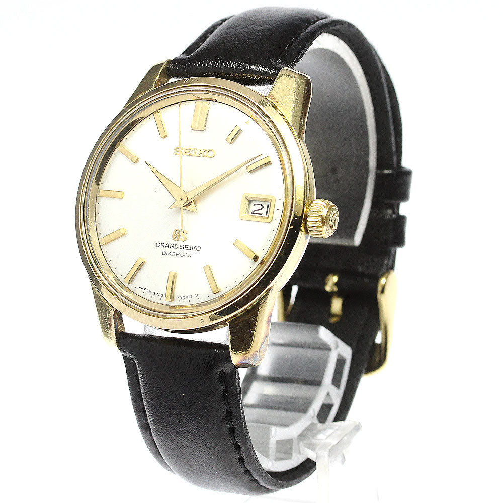 SEIKO Grand Seiko 2nd model 5722-9010 Date Silver Dial Hand Winding Men's_778741