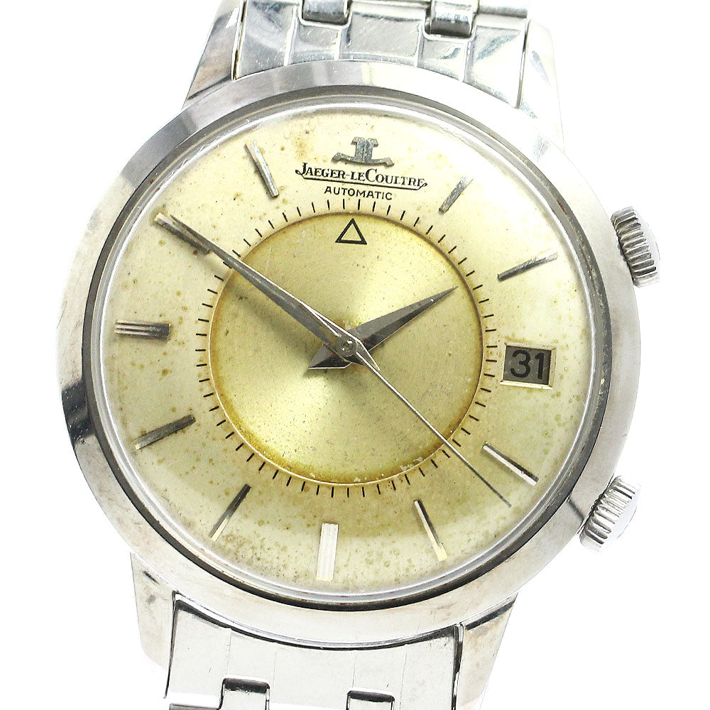 JAEGER-LECOULTRE Memo box Date Silver Dial Hand Winding Men's Watch_778862