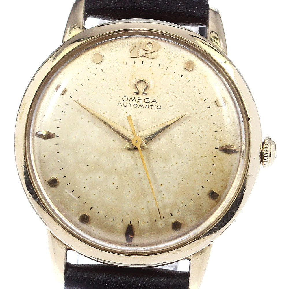 OMEGA G6213 Half rotor cal.354 vintage Silver Dial Automatic Men's Watch_778984