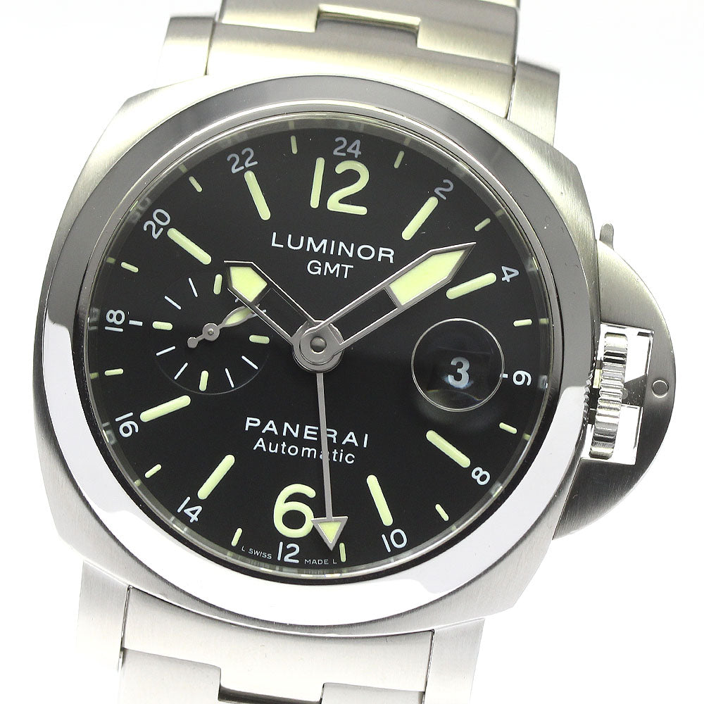PANERAI Luminor PAM00297 GMT Date Small Second Automatic Men's Watch_779207