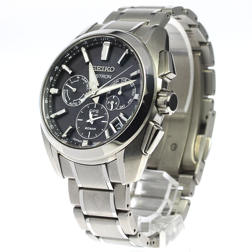SEIKO Astron SBXC067/5X53-0AV0 Day-date Solar Powered Radio Men's Watch_779248