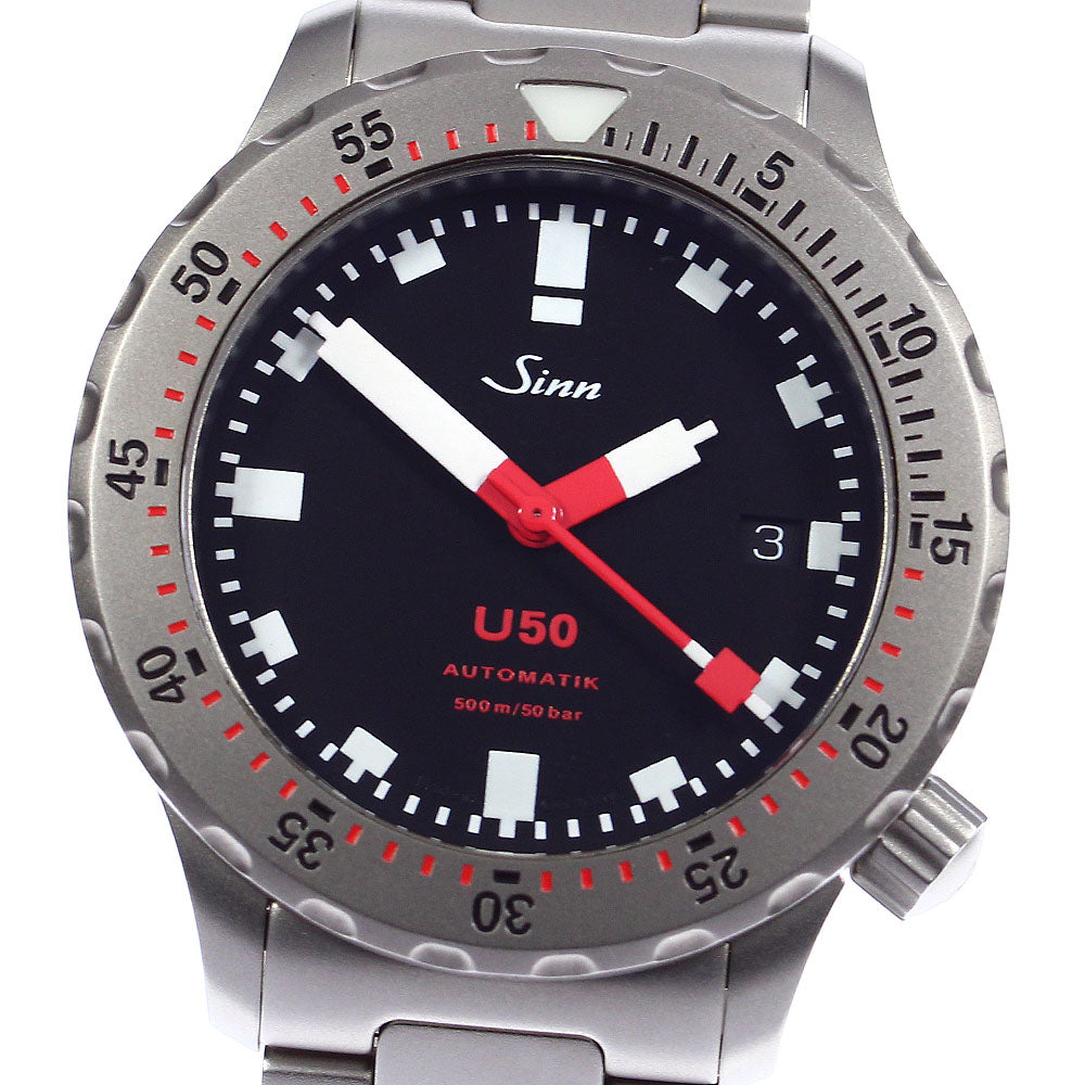 Sinn U50 1050 Date black Dial Automatic Men's Watch_780199