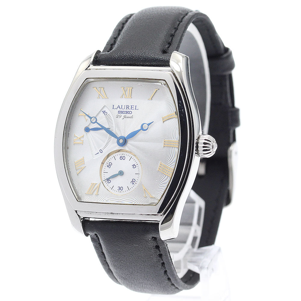 SEIKO Laurel LJAR601 Power reserve small seconds Hand Winding Men's Watch_780517