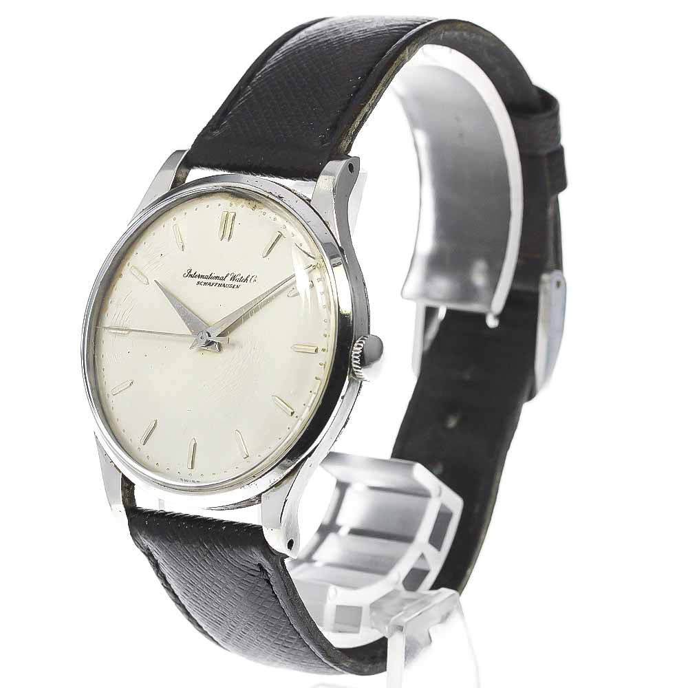 IWC SCHAFFHAUSEN Old inter cal.89 redundant dial Silver Dial Hand Winding Men's Watch_780934