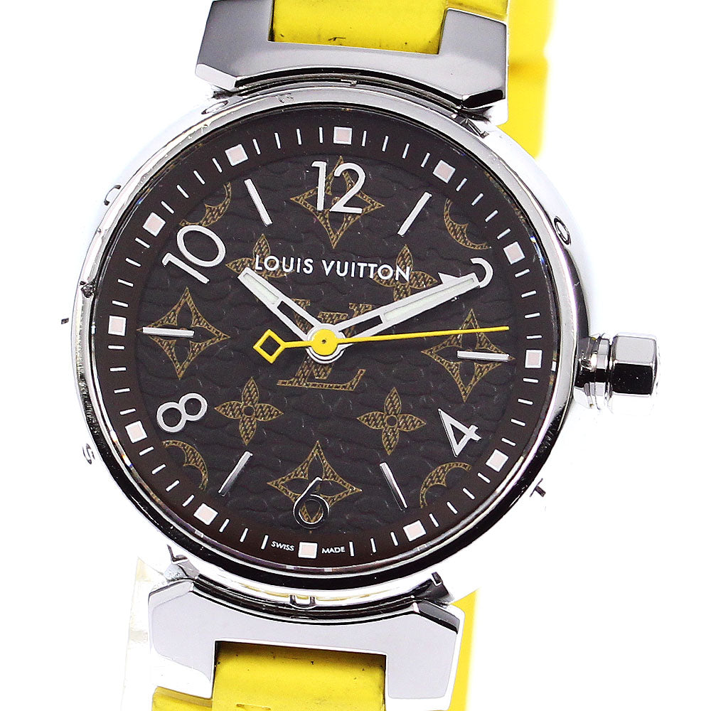 LOUIS VUITTON Tambour PM Monogram QA070 monogram belt Quartz Ladies_780982