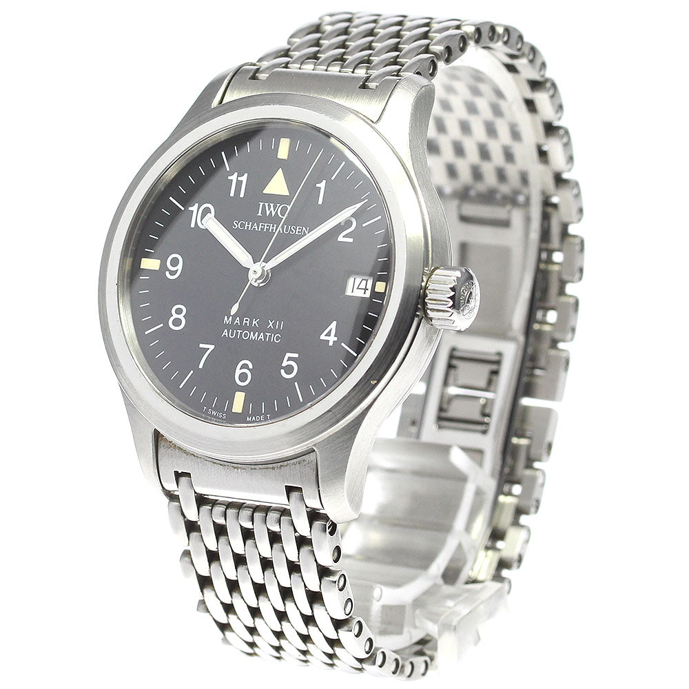 IWC SCHAFFHAUSEN Pilot Watch Mark XII IW324102 black Dial Automatic Men's_781058