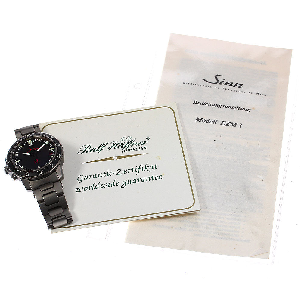 Sinn 503.EZM-1 Chronograph Date black Dial Automatic Men's Watch_781316
