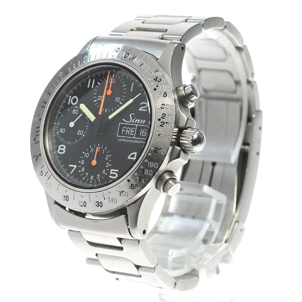 Sinn 256 Chronograph day date black Dial Automatic Men's Watch_781556