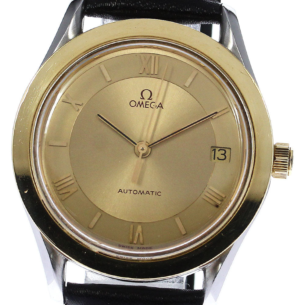 OMEGA Classic YG bezel gold Dial Automatic Men's Watch_781602