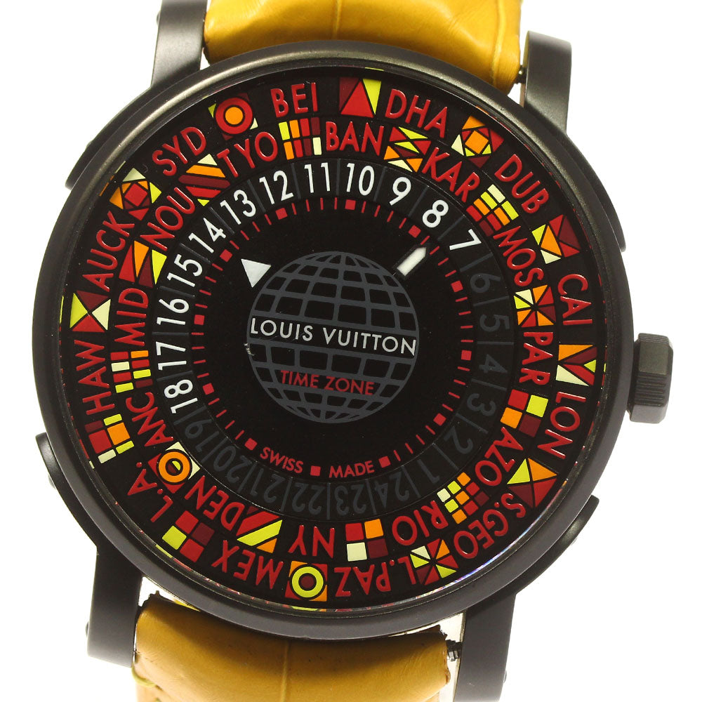 LOUIS VUITTON Escal time zone Q5D23 Japan limited Automatic Men's Watch_781704