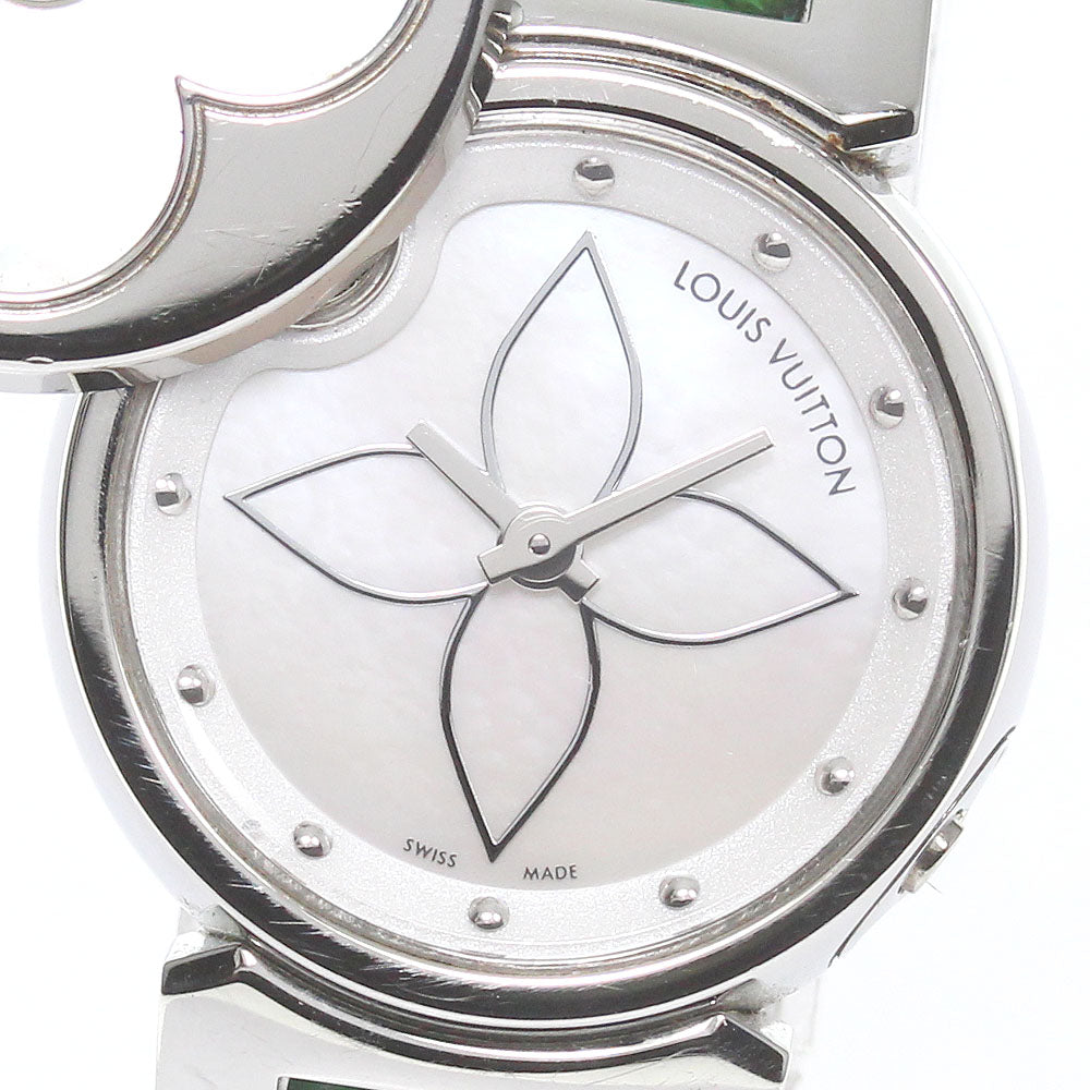 LOUIS VUITTON Tambour bijou secret Q151S diamondl Quartz Ladies Watch_781956