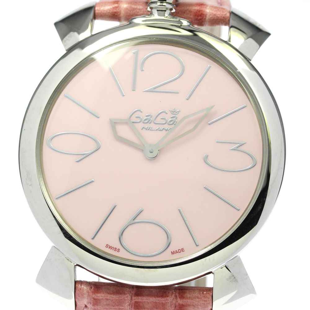 GaGa MILANO Manuale Shin 5090.05 pink Dial Quartz Men's Watch_782322