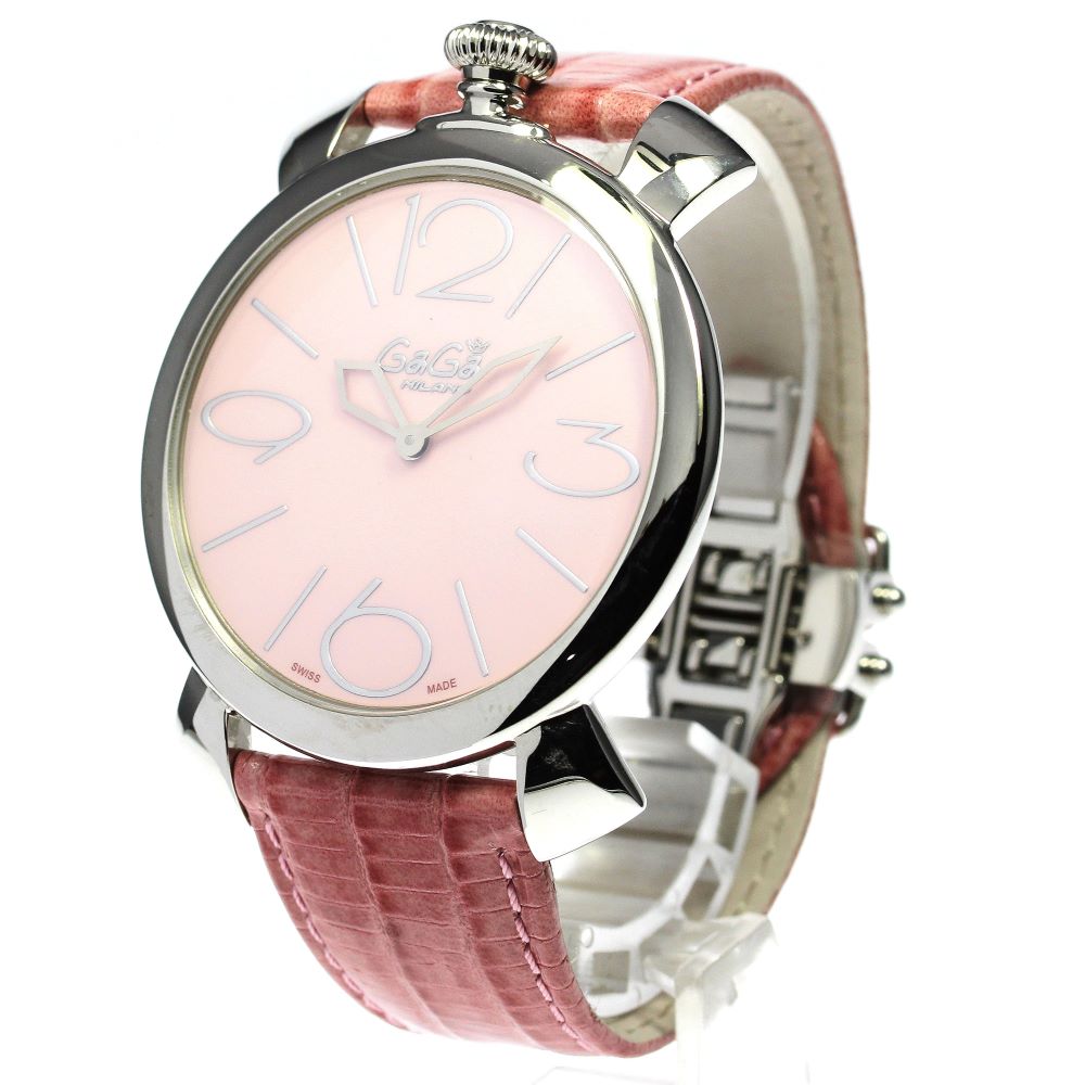 GaGa MILANO Manuale Shin 5090.05 pink Dial Quartz Men's Watch_782322