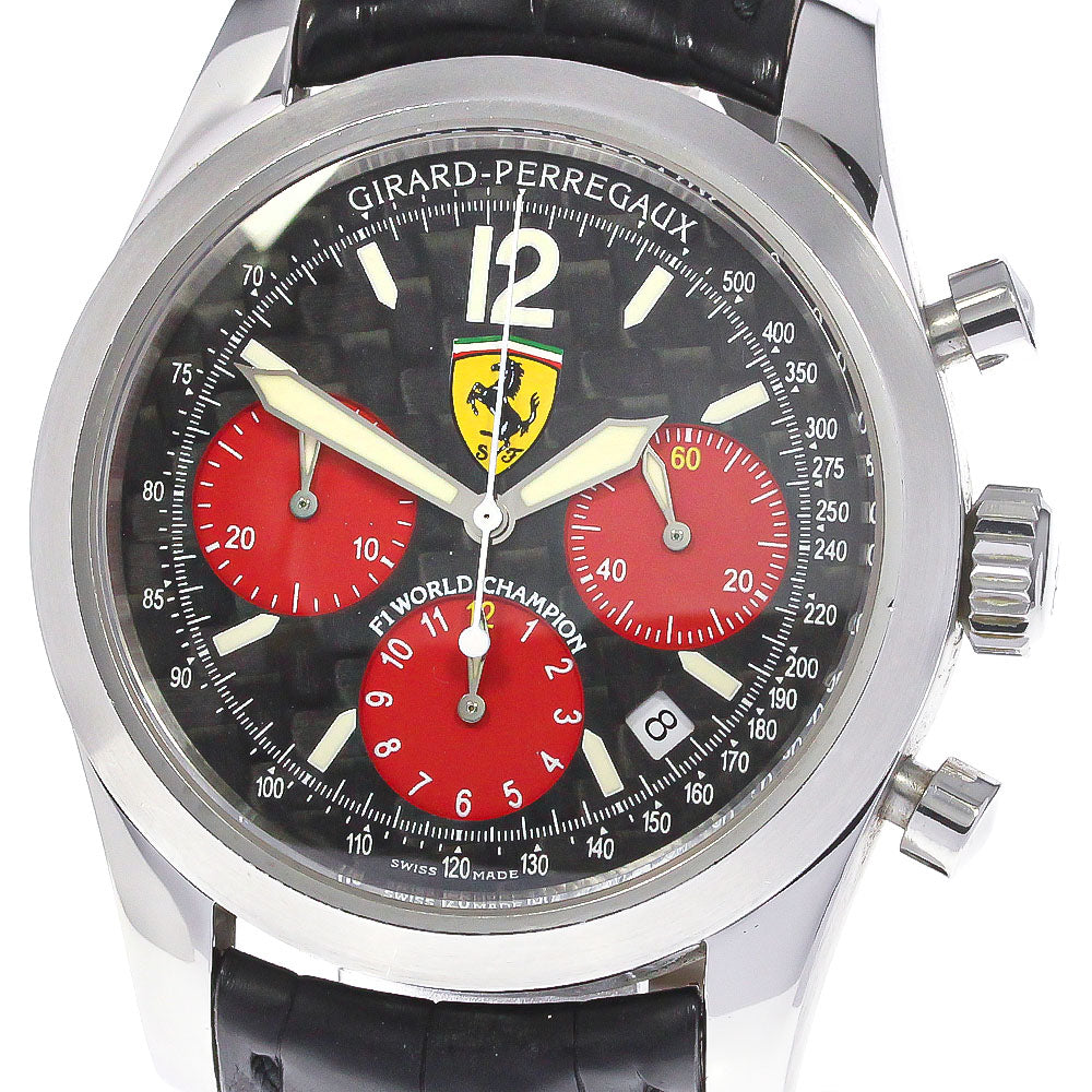 GIRARD PERREGAUX Ferrari 4956 Chronograph Black / red Dial Automatic Men's Watch_782797
