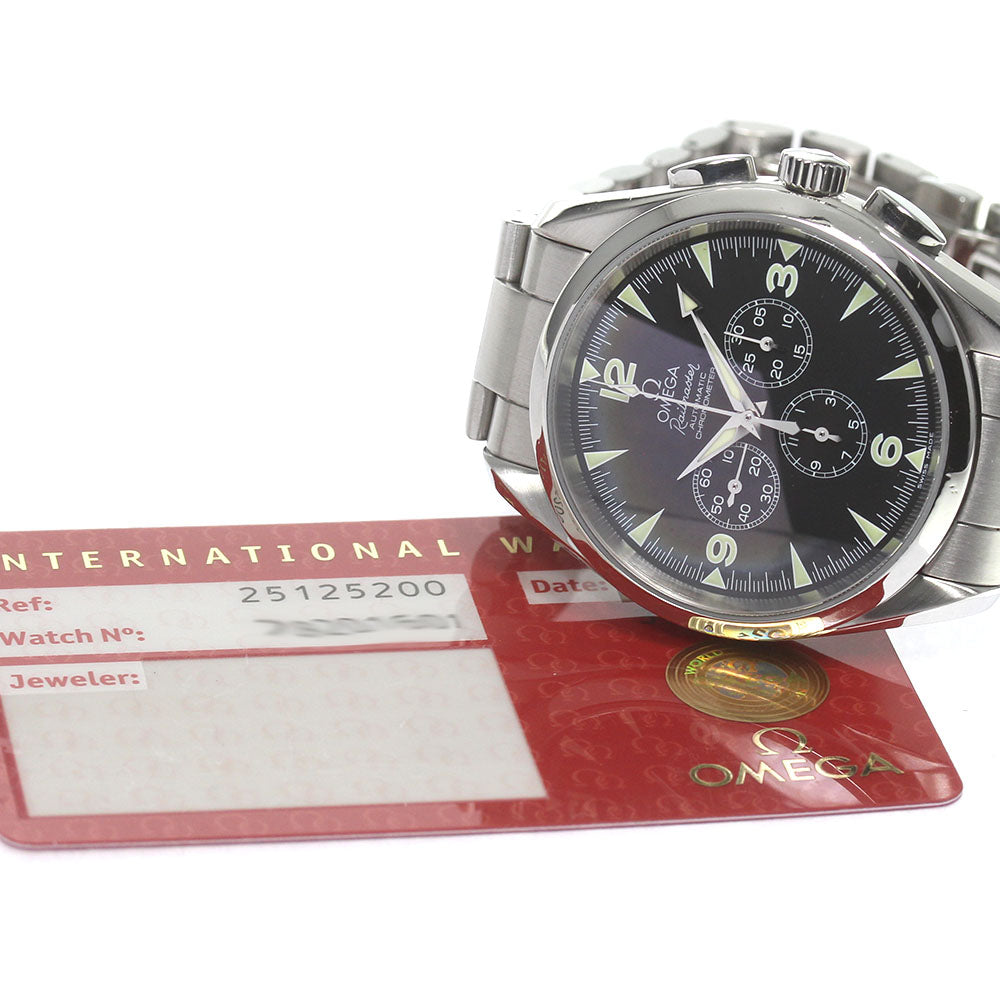 OMEGA Seamaster Aqua Terra Railmaster 2512.52 Chronograph black Dial Automatic Men's Watch_782935
