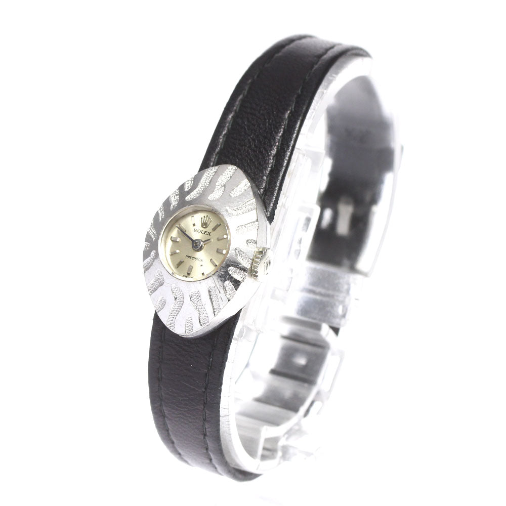 ROLEX Chameleon almond 2000 K18WG cal.1401 Hand Winding Ladies Watch_783135