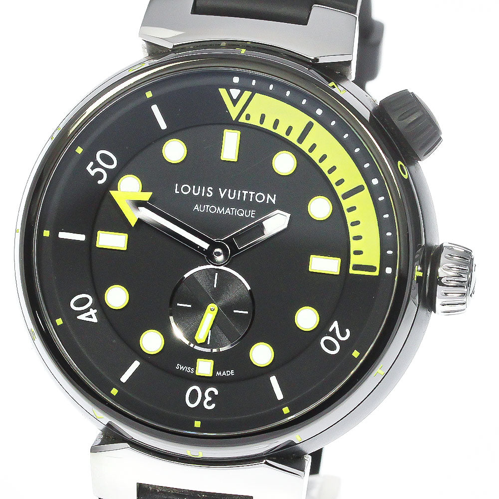 LOUIS VUITTON Tambour Street Diver QA122 Small seconds Automatic Men's_783355