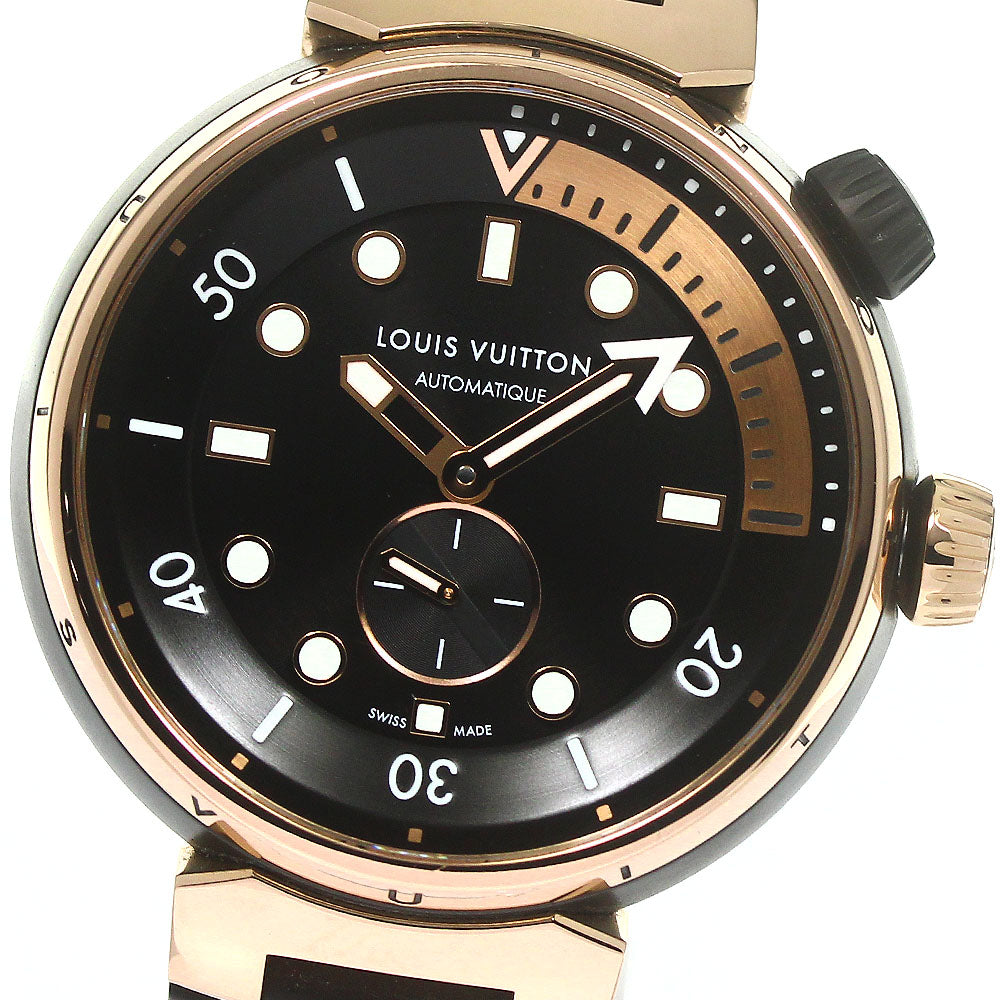 LOUIS VUITTON Tambour Street Diver QA123 Small seconds Automatic Men's_783357