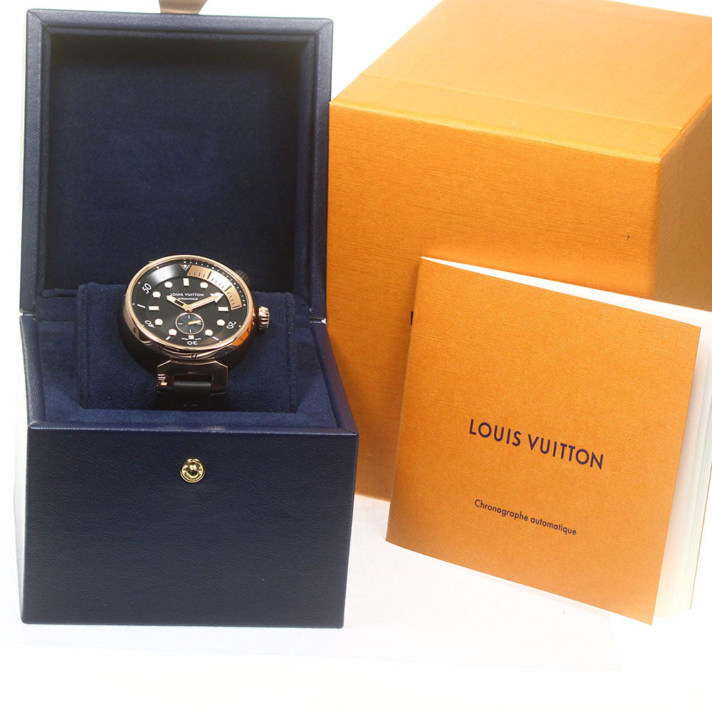 LOUIS VUITTON Tambour Street Diver QA123 Small seconds Automatic Men's_783357