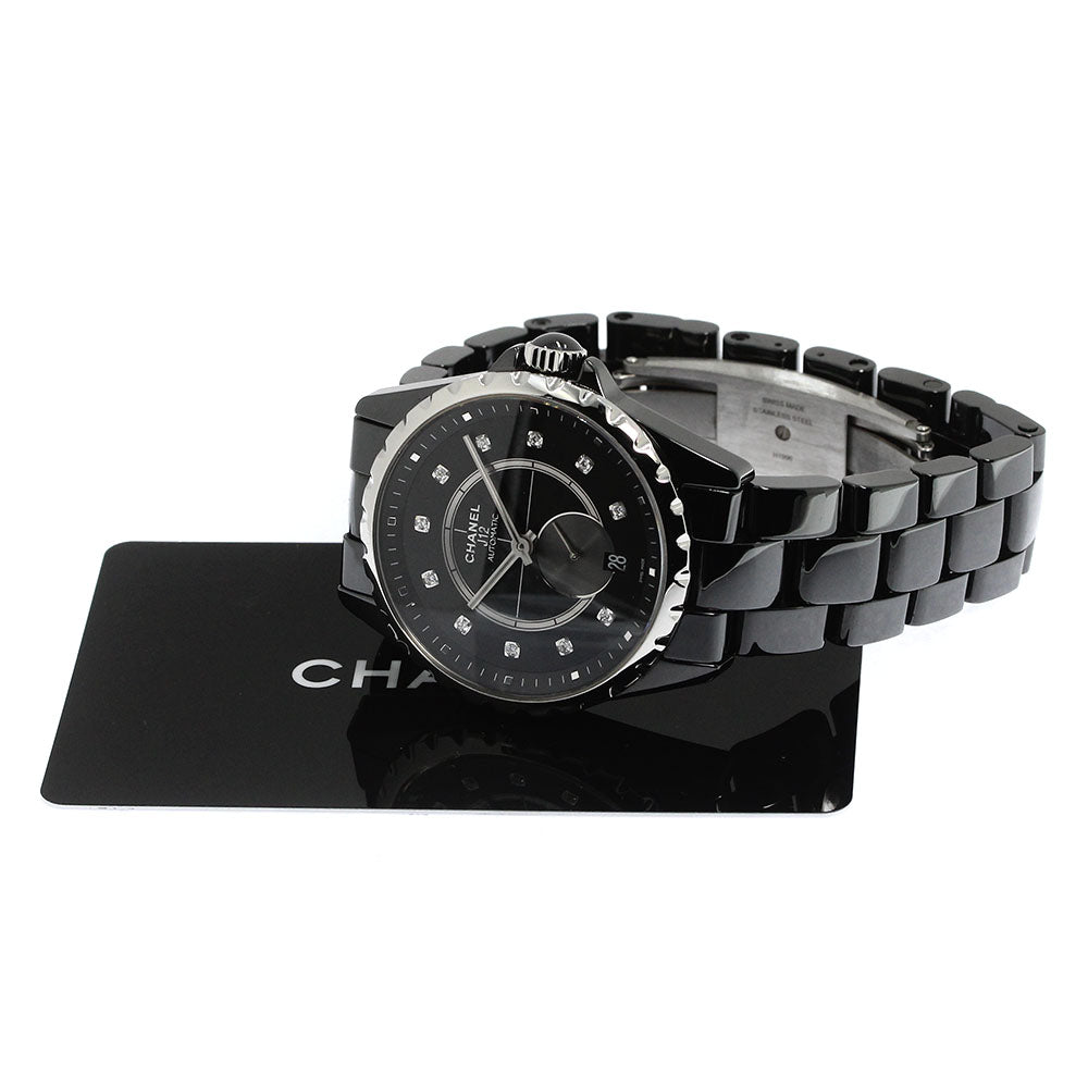 CHANEL J12 H4344 11P diamond black Dial Automatic Boy's Watch_783543