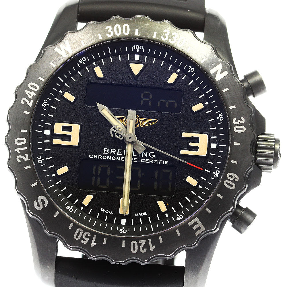 BREITLING chronospace military M78366 black Dial Quartz Men's Watch_783974
