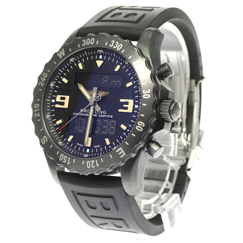 BREITLING chronospace military M78366 black Dial Quartz Men's Watch_783974