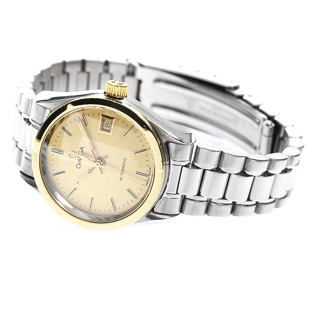 OMEGA Classic YG bezel date gold Dial Automatic Ladies Watch_784198