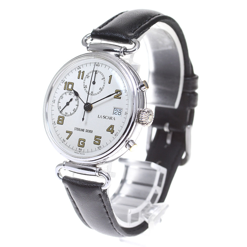 LA-SCARA Valjoux 7765 Date Chronograph Hand Winding Men's Watch_784606