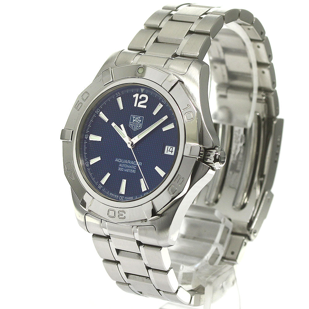 TAG HEUER Aquaracer WAF2112 Date Navy Dial Automatic Men's Watch_785154