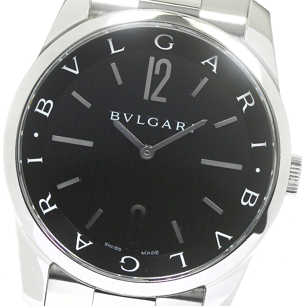 BVLGARI Solotempo ST42S Black Dial Quartz Men's Watch_785267