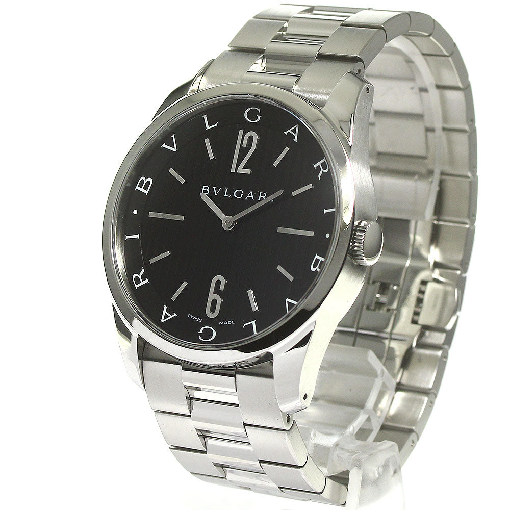 BVLGARI Solotempo ST42S Black Dial Quartz Men's Watch_785267