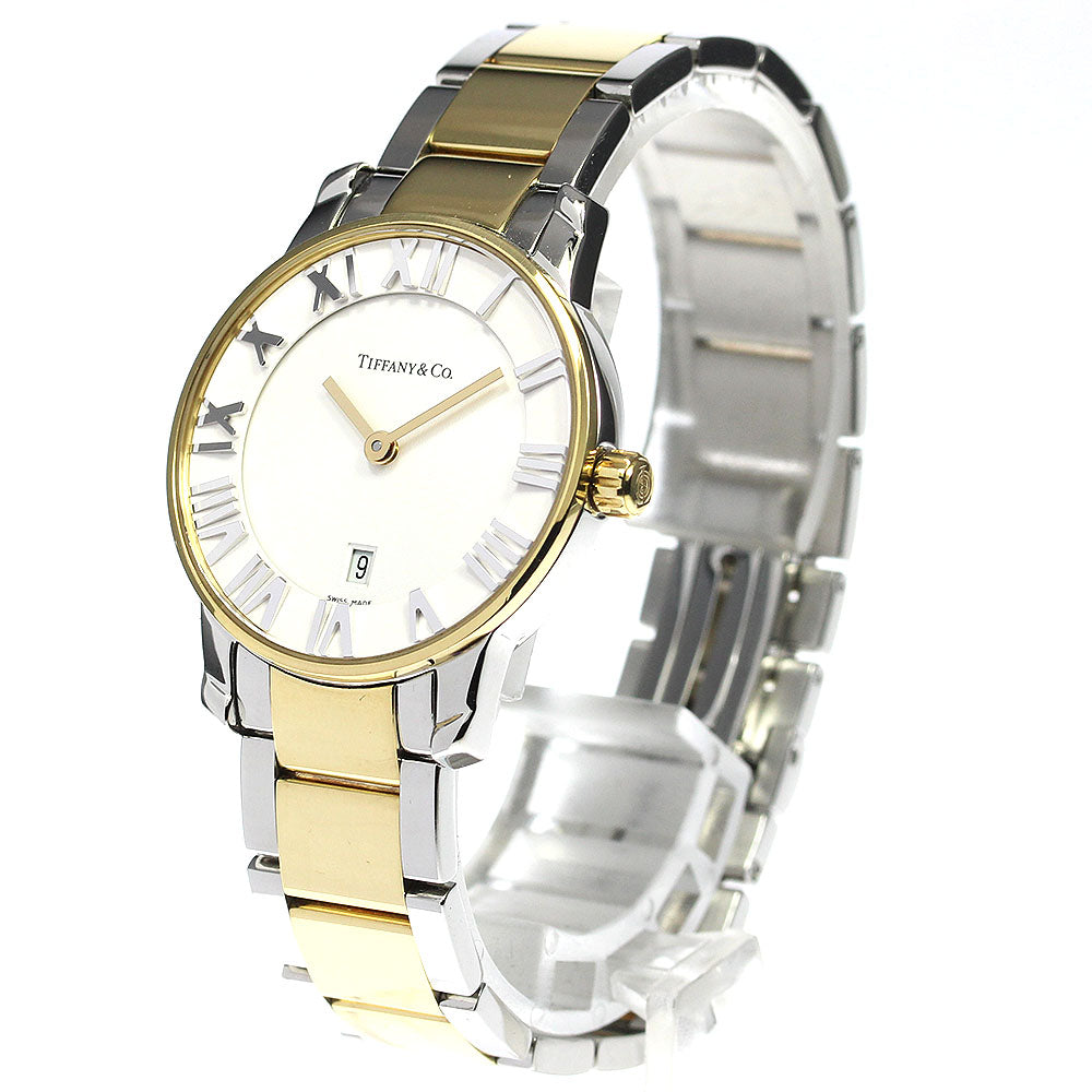 TIFFANY&Co. Atlas Dome Z1830.11.15A21A00A Date white Dial Quartz Ladies_785302