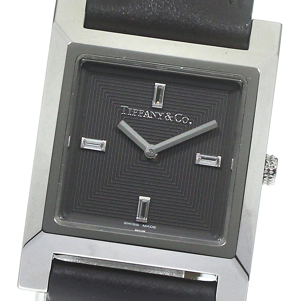 TIFFANY&Co. Makers Square gray Dial Quartz Ladies Watch_785496