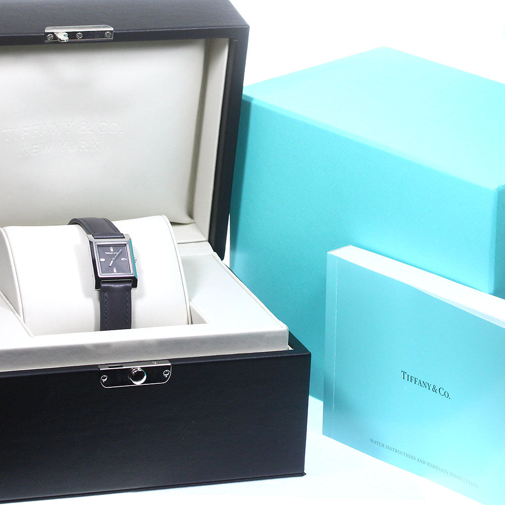 TIFFANY&Co. Makers Square gray Dial Quartz Ladies Watch_785496