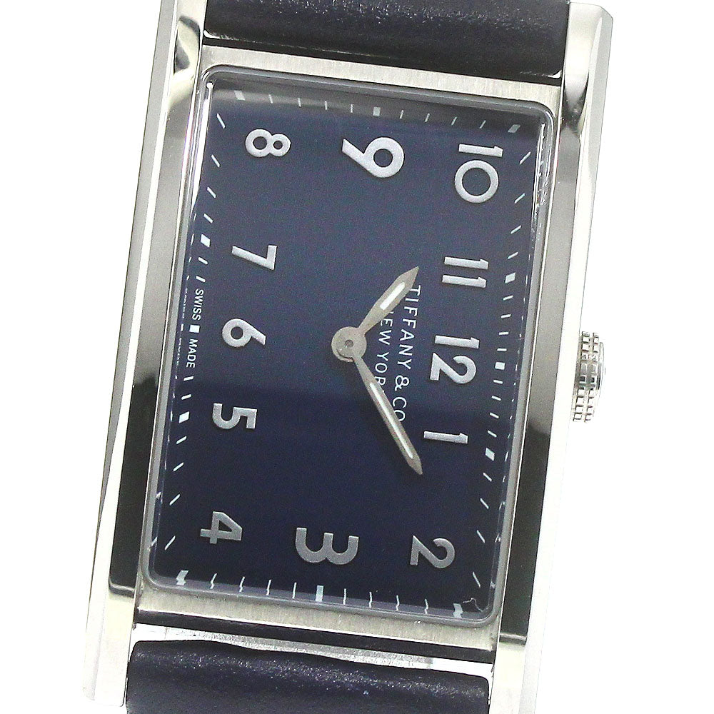 TIFFANY&Co. East West Navy Dial Quartz Ladies Watch_785553