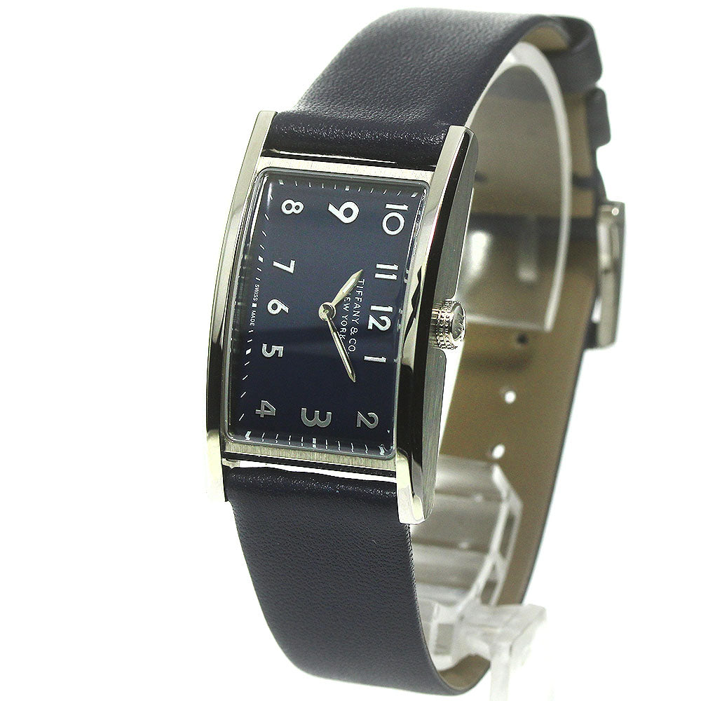 TIFFANY&Co. East West Navy Dial Quartz Ladies Watch_785553