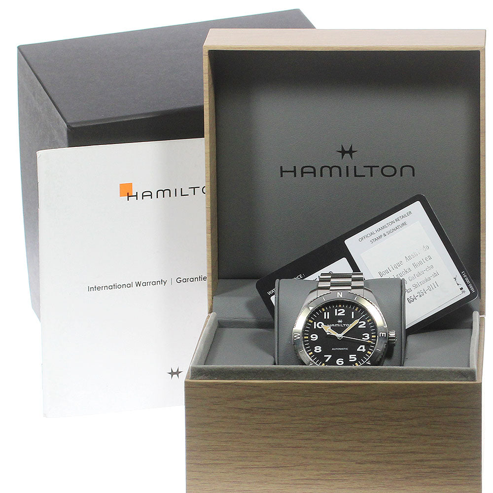 HAMILTON khaki field expedition H703150 black Dial Automatic Men's Watch_785872