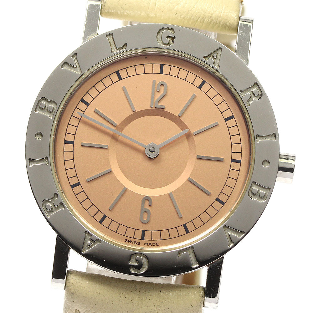 BVLGARI BVLGARIBVLGARI BB33SL Orange Dial Quartz Men's Watch_785876