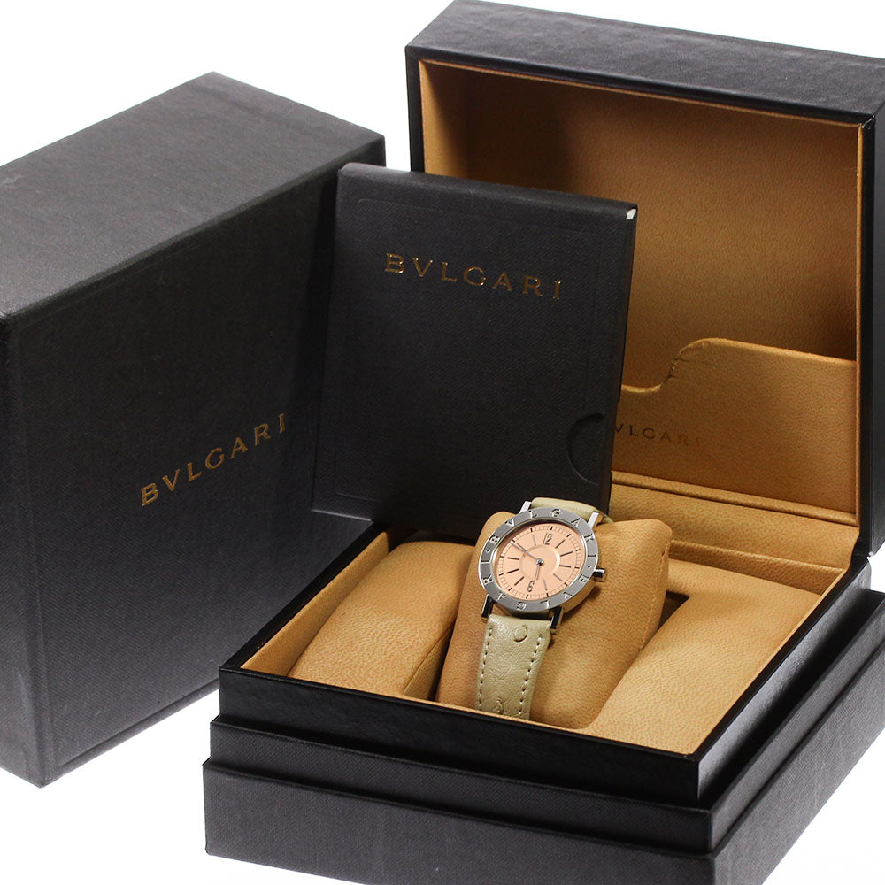 BVLGARI BVLGARIBVLGARI BB33SL Orange Dial Quartz Men's Watch_785876