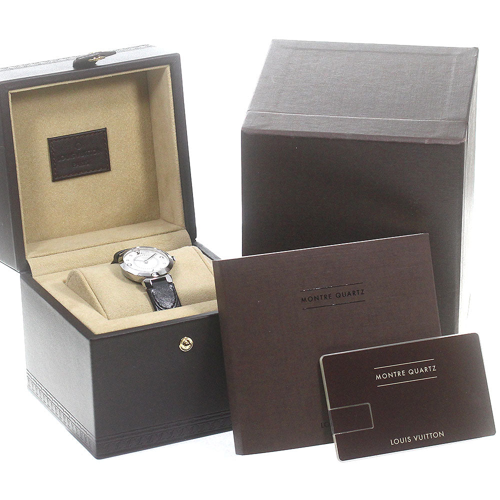 LOUIS VUITTON Tambour slim Q12MG 8P diamond Quartz Ladies Watch_785932