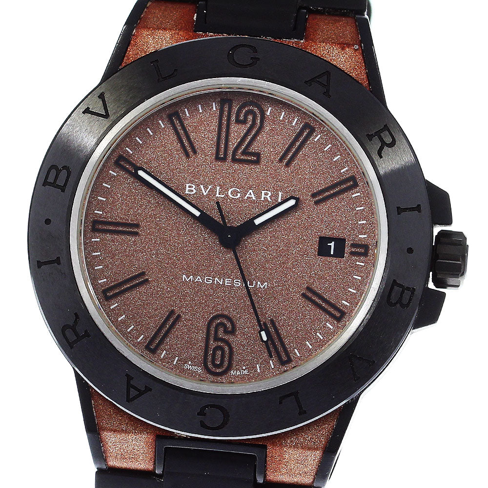 BVLGARI Diagono Magnesium DG41SMC Brown Dial Automatic Men's Watch_790037