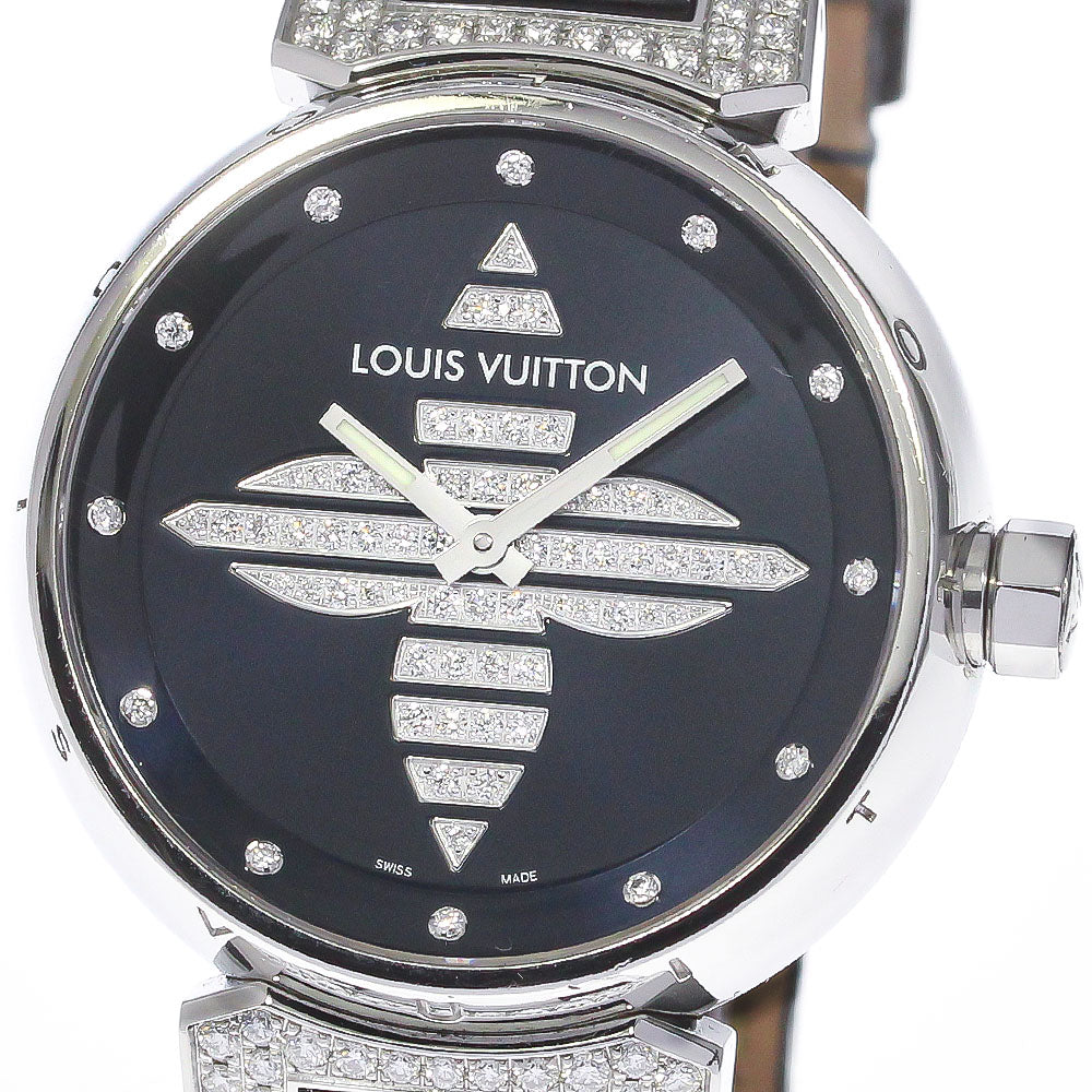 LOUIS VUITTON Tambour Forever Q13MB 12P Quartz Ladies Watch_790046
