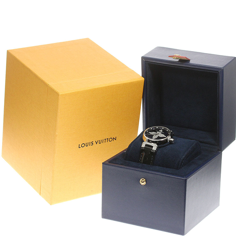 LOUIS VUITTON Tambour Forever Q13MB 12P Quartz Ladies Watch_790046