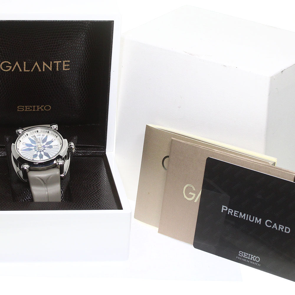 SEIKO Galante SBLA097 3P diamond power reserve Spring drive Men's Watch_790078