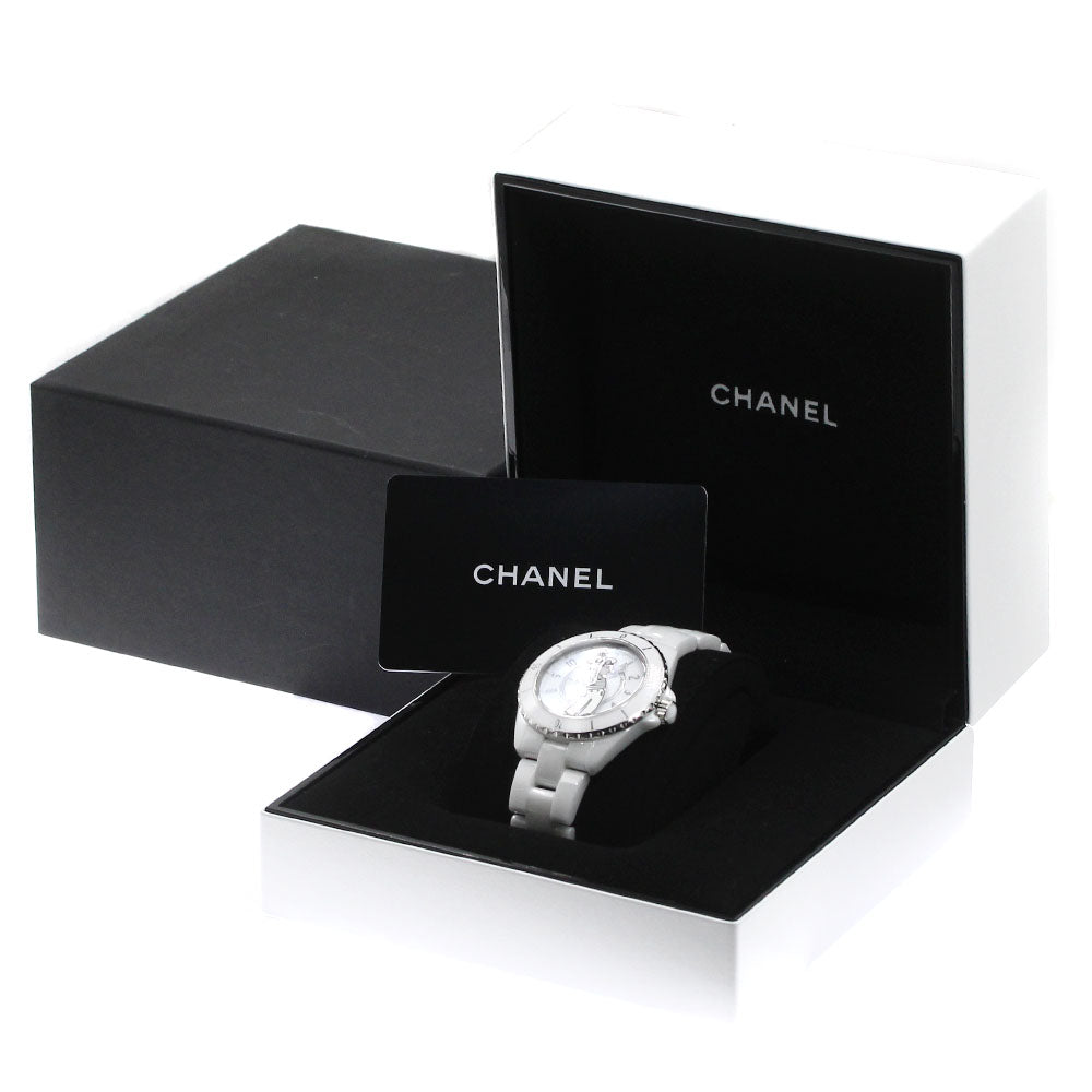 CHANEL Mademoiselle J12 La Pausa H7481 38MM White Dial Automatic Watch_790262