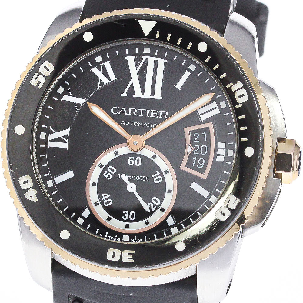 CARTIER Caliber de Cartier Diver W7100055 K18PGBezel Automatic Men's_790264