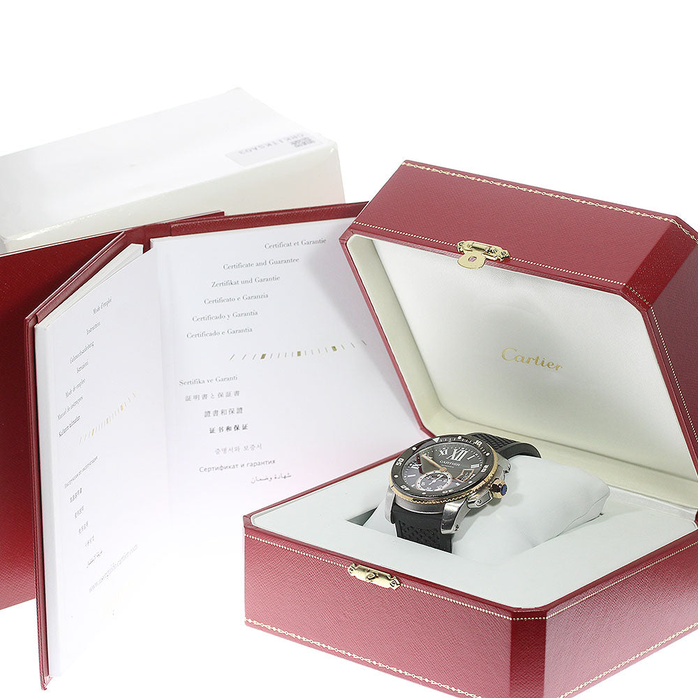 CARTIER Caliber de Cartier Diver W7100055 K18PGBezel Automatic Men's_790264
