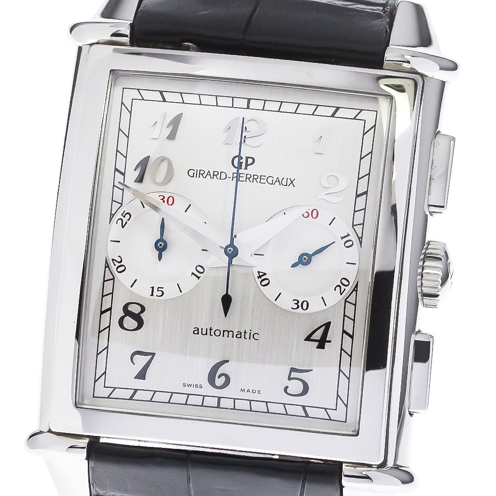 GIRARD PERREGAUX Vintage 1945 XXL 25883 Chronograph Silver Dial Automatic Men's Watch_790300