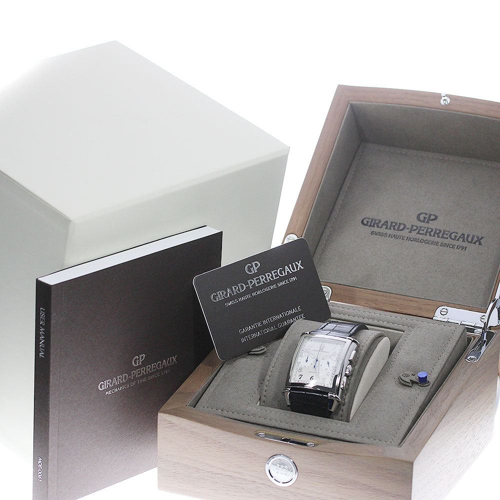 GIRARD PERREGAUX Vintage 1945 XXL 25883 Chronograph Silver Dial Automatic Men's Watch_790300